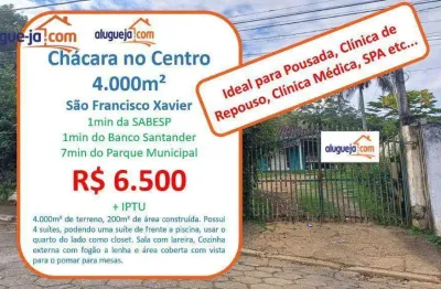 Pousada com 4 dormitórios para alugar, 200 m² por r$ 6.603,00/mês - centro - são francisco xavier/sp