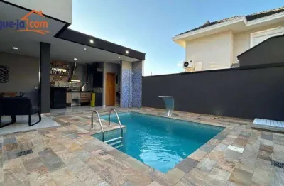 Casa à venda em condomínio fechado no urbanova com 4 suítes e 262 metros.