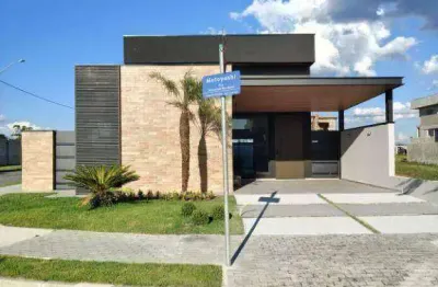 Casa térrea à venda em condomínio fechado com 3 quartos e 160 metros.