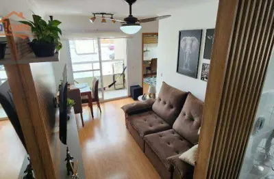 Apartamento com 2 dormitórios para alugar, 47 m² por R$ 3.068,73/mês - Jardim Sul - São José dos Campos/SP