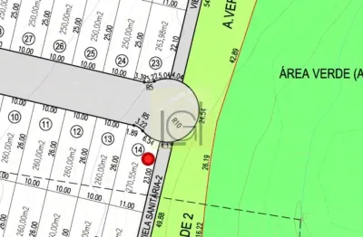 Terreno à venda em itu-sp, condomínio residencial mont blanc - 270,00m² de área
