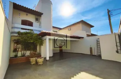 Casa sobrado à venda em itu-sp, parque residencial presidente médici: 3 quartos, 3 suítes, 3 salas, 4 banheiros, 4 vagas, 272,36m².