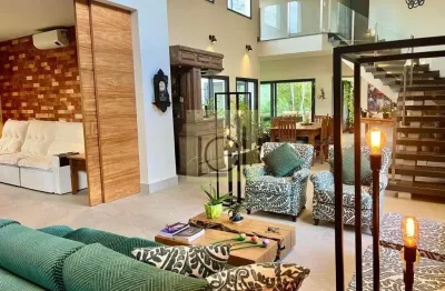 Casa em condomínio fechado com 5 quartos à venda no loteamento residencial parque terras de santa cecília, itu  por r$ 10.800.000