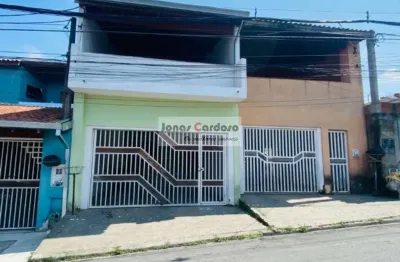 'casa térrea à venda no jardim aeroporto iii em mogi das cruzes. 2 quartos, porão, salão coberto, construção 212m², por r$370 mil.
