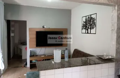 Casa térrea a venda na vila industrial, 2 quartos,  edícula nos fundos, quintal amplo, por r$: 390 mil. mogi das cruzes .