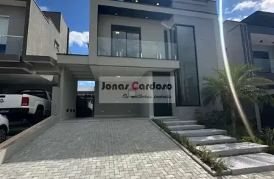 Casa alto padrão à venda no condomínio mosaico essence, cézar de souza. com 3 suítes, sendo 1 máster, piscina, área gourmet, 4 vagas. r$: 1.850.000