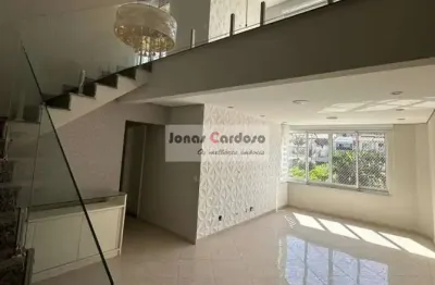 Aluguel de apto duplex de luxo na vila oliveira: 4 quartos, 2 suítes, 2 salas, 4 banheiros, 2 vagas, 200m². `por r$: 6.500 pacote mensais.