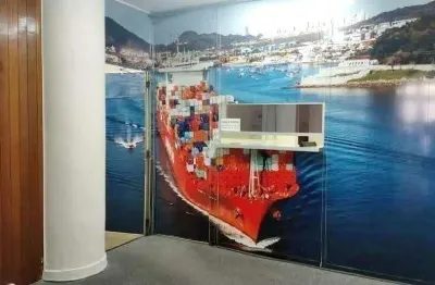 Sala comercial, cond. a. s. magalhães, centro, santos
