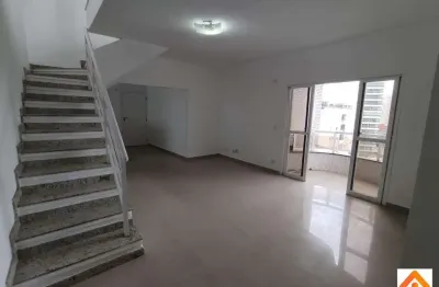 Cobertura duplex, 3 dormitórios, 3 vagas de garagem, ponta da praia, santos