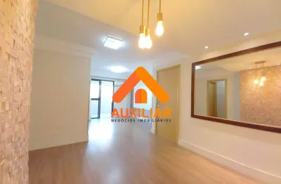 Castell di san muniz, 02 dormitórios, decorado, pompeia, santos