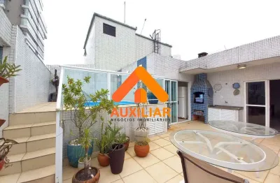 Cobertura duplex, piscina, churrasqueira, 3 dormitórios, embaré, santos
