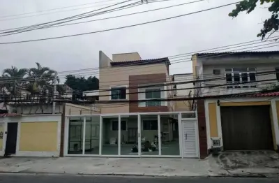 Casa em condomínio fechado com 2 quartos à venda na rua retiro dos artistas, pechincha, rio de janeiro, 120 m2 por r$ 485.000