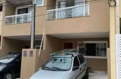 Casa em condomínio fechado com 3 quartos à venda na estrada da ligação, jacarepaguá, rio de janeiro, 180 m2 por r$ 420.000