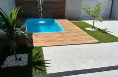 Casa em condomínio fechado com 3 quartos à venda na estrada da matriz, guaratiba, rio de janeiro, 250 m2 por r$ 890.000