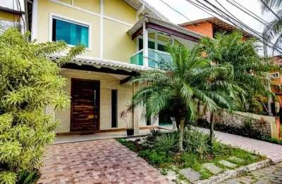 Casa em condomínio fechado com 4 quartos à venda na rua nilton santos, recreio dos bandeirantes, rio de janeiro, 314 m2 por r$ 1.525.000