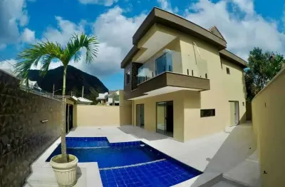 Casa em condomínio fechado com 4 quartos à venda na rua joão marques cadengo, vargem pequena, rio de janeiro, 233 m2 por r$ 1.190.000