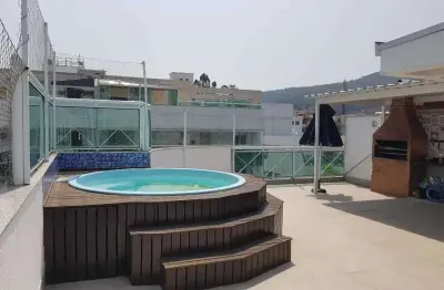 Cobertura com 3 quartos à venda na rua joaquim pinheiro, freguesia (jacarepaguá), rio de janeiro, 200 m2 por r$ 980.000