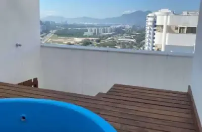 Cobertura com 2 quartos à venda na avenida alfredo baltazar da silveira, recreio dos bandeirantes, rio de janeiro, 127 m2 por r$ 790.000