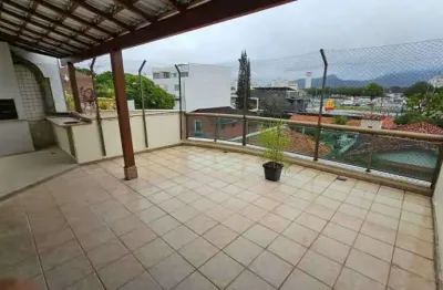 Cobertura com 3 quartos para alugar na rua coronel joão olintho, recreio dos bandeirantes, rio de janeiro, 183 m2 por r$ 5.700