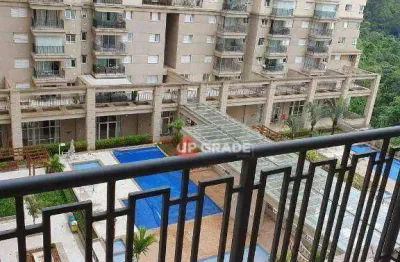 Apartamento com 1 dormitório para alugar, 51 m² por r$ 5.800/mês - condomínio alpha park - barueri/sp