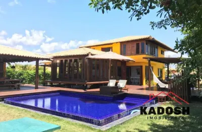 Casa de luxo  para venda em condomínio na costa do sauípe: 4 quartos, 4 suítes, 1 sala, 6 banheiros e 1.400,00m² de área. venha conferir!