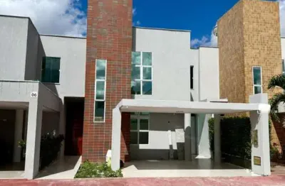 Casa em condomínio com 3 suítes no sim, feira de santana-ba: 200m², 2 vagas de garagem