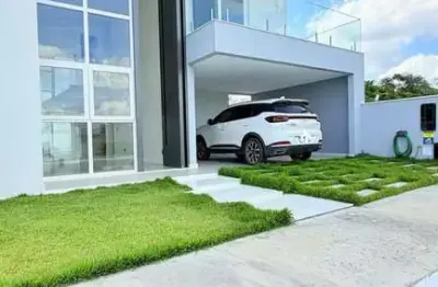 Imperdível casa em condomínio à venda em Feira de Santana-BA, bairro Santo Antônio dos Prazeres: 4 quartos, 3 suítes, 5 banheiros, 4 vagas de garagem, 165m².