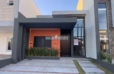 Casa nova 3 dormitórios sendo uma suíte no condomínio fechado vale das camélia dentro do vale ville em gravataí.