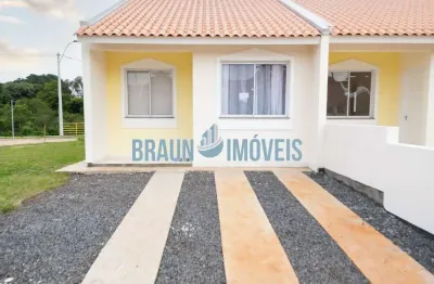 Parque itália, residencial com casas de 1 e 2 dormitórios em gravatai  prontas e parcela a entrada em 60x.