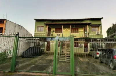 Aceito compra assistida, apartamento térreo 2 dormitórios até 100% financiado no bairro vista alegre em cachoeirinha  com patio nos fundos.