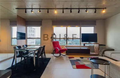 Apartamento mobiliacom 1 dormitório 1 vaga para locação no alto da boa vista 200m do metrô