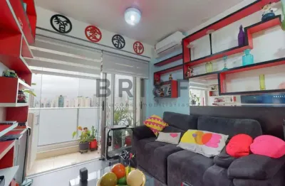 Apartamento mobiliado a venda na chácara sto. antonio, 1 dormitório, 1 vaga
