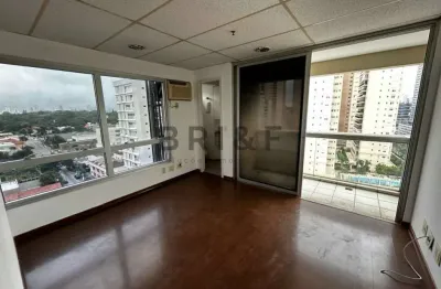 Conjunto comercial brooklin 37m² com vaga próximo ao metrô, para venda ou locação
