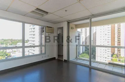 Conjunto comercial brooklin 37m² com vaga próximo ao metrô, para venda ou locação