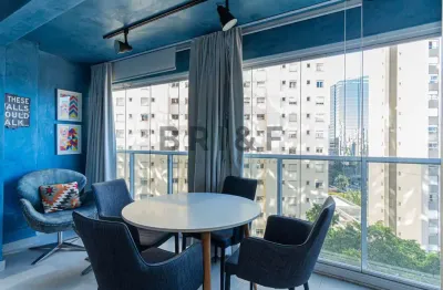 Apartamento 1 dormitório, 1 vaga, mobiliado 50 m² - brooklin - são paulo
