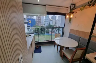 Apartamento para locação ao lado do metrô brooklin com  63m², mobiliado e com vaga !