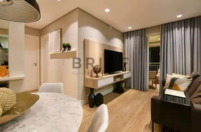 Apartamento à venda ou locação no brooklin, mobiliado 66m², 2 dormitórios (1 suite), 1 vaga