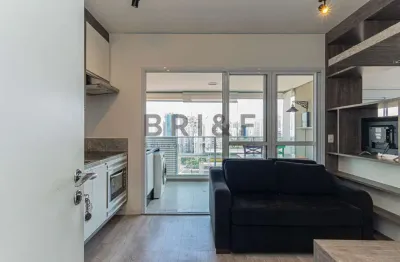 Apartamento para locação 1 dormitório , 1 vaga , 39 m² brooklin - mobiliado - são paulo