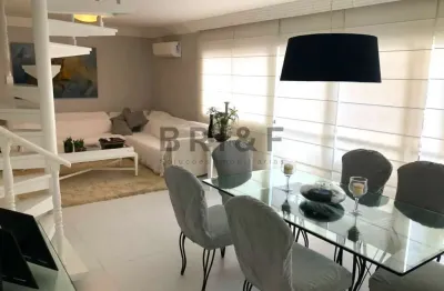 Apartamento cobertura mobiliado campo belo para locação 3 dormitórios