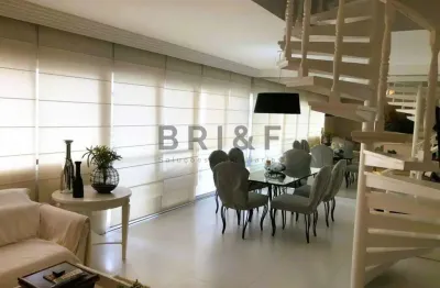 Apartamento cobertura mobiliado campo belo para locação 3 dormitórios