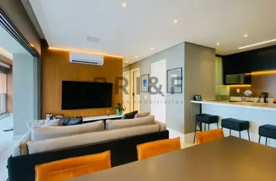 Habitarte brooklin venda ou locaçaõ - 2 dormitórios e 2 vagas - 84m² mobiliado, com lazer completo