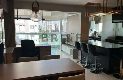 Apartamento duplex mobiliado p/locação no campo belo, 79m², 1 dorm (1 suite), c/lavabo, 2 vagas