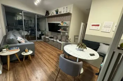Apartamento mobiliado para alugar - 78m² - 2 dom. (1 suíte) - chácara santo antônio