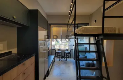 Studio novo para alugar - 24m² - mobiliado - brooklin