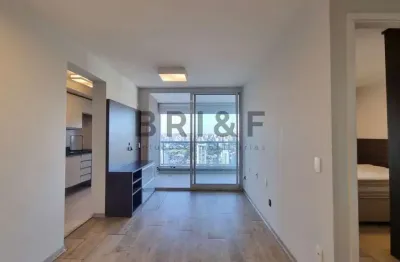 Apartamento para locação com 1 dormitório, 1 vaga, 45m²- brooklin- são paulo