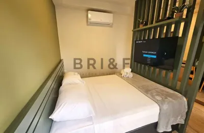 Apartamento studio para locação mobiliado na chácara santo antonio
