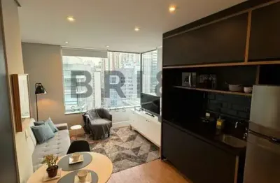 Apartamento para locação com 1 dormitório(studio), 30 m² - vila nova conceição- são paulo