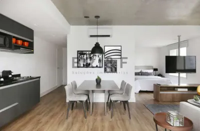 Apartamento mobiliado para locação 1 dormitório e 1 vaga no brooklin