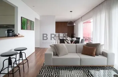 Apartamento para locação 90m², 1 dormitório, 2 vagas - vila olimpia - são paulo