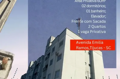 Apartamento com 2 quartos à venda no XV de Novembro, Tijucas 